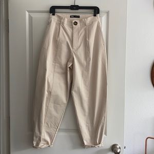 Zara pleated pants